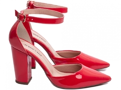 Sapato Scarpin Chanel Torricella Verniz Vermelho - netpizante