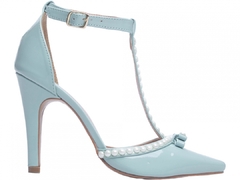 Sapato Scarpin Torricella Verniz Azul - loja online