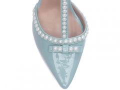 Sapato Scarpin Torricella Verniz Azul - netpizante