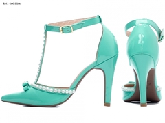 Sapato Scarpin Verniz Verde Torricella - loja online