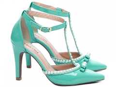 Sapato Scarpin Verniz Verde Torricella na internet