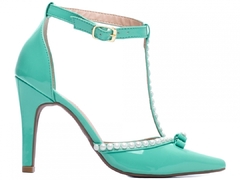 Sapato Scarpin Verniz Verde Torricella - comprar online