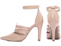 Sapato Scarpin Luxo Torricella Salto Fino Alto Verniz Rose - comprar online