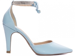 Sapato Scarpin Elegante Torricella Salto Fino Verniz Azul na internet