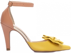 Sapato Scarpin Elegante Torricella Caramelo Amarelo Lançamento na internet