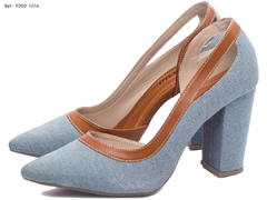 Sapato Scarpin 9200-107A Torricella Jeans Azul - netpizante