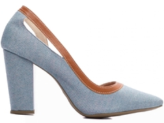 Sapato Scarpin 9200-107A Torricella Jeans Azul - loja online