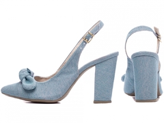 Sapato Scarpin Chanel 9200-108B Jeans Azul Torricella - comprar online