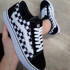 Tênis Unissex Modelo Vans Old School Rezzet Xadrez na internet