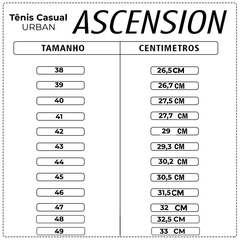 Imagem do Tênis Casual Ascension Urban Masculino Lançamento! 38 ao 49