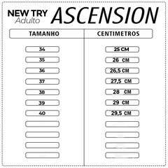 Tênis Nova Geração Ascension New Try Unissex Do 34 ao 40 Preto/Pink - comprar online