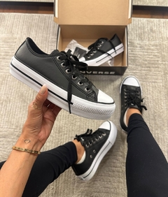 Tênis Feminino Modelo All Star Plataforma Pu Prime-Frete Grátis