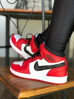 Tenis Bota Modelo Air Jordan Cano Alto High Chicago 38 ao 43
