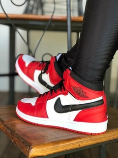 Imagem do Tênis Bota Modelo Air Jordan Cano Alto High Chicago 38 ao 43