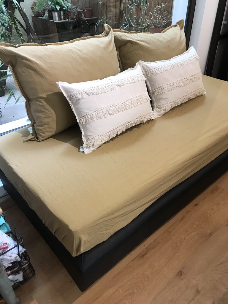 Set funda para diván cama + 2 funda almohadones 0.80 x 0.60