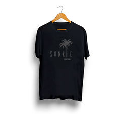 Remera Sonrie Negro - comprar online