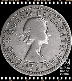 Km 3 Rodésia & Niassalândia, Federação 3 Pences (Série Completa) 1955 1956 1957 1962 1963 1964 # Elizabeth II © na internet