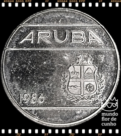 Km 2 Aruba 10 Cents 1986 (u) XFC Prooflike © - comprar online