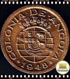 Km 71 Angola 20 Centavos 1948 XFC # Aniversário 300 anos - Revolução de 1648 ®