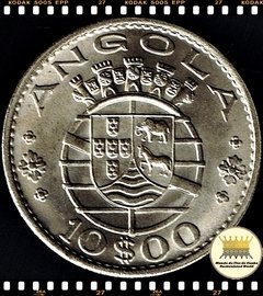 Km 79 Angola 10 Escudos (Nós Temos Mais de Uma Data # Favor Escolher uma Data Abaixo e o Estado de Conservação) 1969 1970 ®