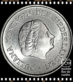 Km 4 Antilhas Holandesas 1/4 Gulden 1967 XFC Prata © - comprar online