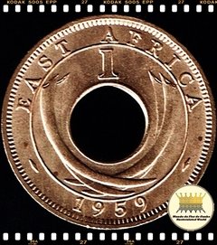 Imagem do Km 35 África Oriental Britanica 1 Cent (Nós Temos Mais de Uma Data # Favor Escolher uma Data Abaixo e o Estado de Conservação) 1955 1956 KN 1959 H 1959 KN 1961 ®