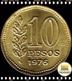 Km 72 Argentina 10 Pesos (Nós Temos Mais de Uma Data # Favor Escolher uma Data Abaixo e o Estado de Conservação) 1976 1977 1978 ®