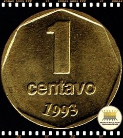 Km 113 Argentina 1 Centavo 1993 XFC Redonda ®