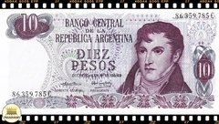 P295a.1 Argentina 10 Pesos ND (1973-74) FE