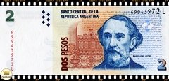 P352 Argentina 2 Pesos (Nós Temos Mais de Uma Data e/ou Assinatura # Favor Escolher uma Data e/ou Assinatura Abaixo e o Estado de Conservação)