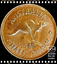 Km 41 Austrália 1/2 Penny # George VI (Nós Temos Mais de Uma Data # Favor Escolher uma Data Abaixo e o Estado de Conservação) 1942(p) 1943(m) 1948(m) 1948(p) ©