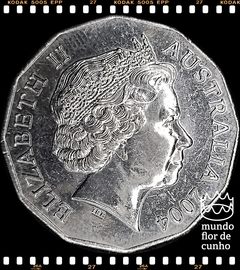 Km 404 Austrália 50 Cents 2004 FC # Elizabeth II © - comprar online