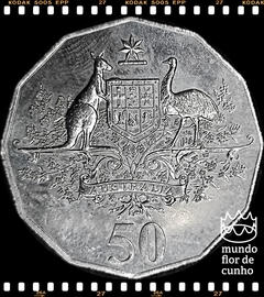 Km 491.1 Austrália 50 Cents 2001B FC # 100º Aniversário da Federação - Austrália ©