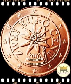 Km 3083 Austria 2 Euro Cent (Nós Temos Mais de Uma Data # Favor Escolher uma Data Abaixo e Estado de Conservação)