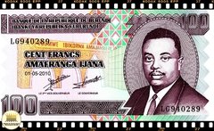 .P44a Burundi 100 Francs 01/05/2010 FE