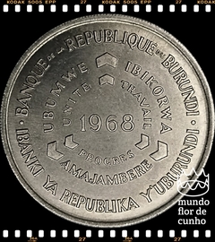 Km 17 Burundi 10 Francs 1968 XFC F.A.O. # Série: F.A.O. - Progresso do Trabalho Sindical © - comprar online