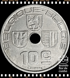 Km 112 Bélgica 10 Centimes 1938 FC # Leopold III ©