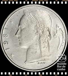 Km 142.1 Bélgica 1 Francs 1981 XFC # Baudoin I ©