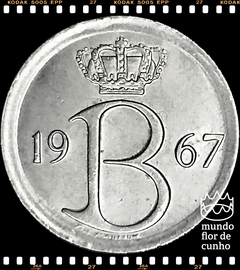 Km 154.1 Bélgica 25 Centimes 1967 XFC # Baudoin I © - comprar online