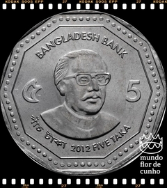 Km 33 Bangladesh 5 Taka 2012 XFC # Sheikh Mujibur Rahman ©