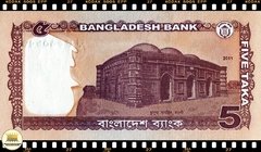 .P53a Bangladesh 5 Taka 2011 FE na internet