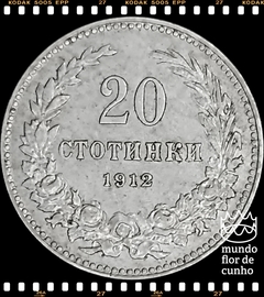 Km 26 Bulgaria 20 Stotinki 1912 MBC/SOB ©