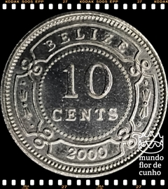 Km 35 Belize 10 Cents 2000 XFC # Elizabeth II ©