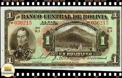 P118a.5 Bolivia 1 Boliviano ND(1928) FE Defeito de corte na Cédula
