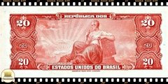 C023 Brasil 20 Cruzeiros ND(1963) FE P168b - Mundo Flor de Cunho | Numismática