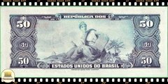 C027 Brasil 50 Cruzeiros ND(1959) SOB Rara © - Mundo Flor de Cunho | Numismática