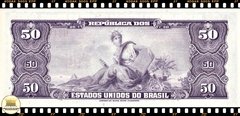 C028 Brasil 50 Cruzeiros ND(1961) FE Escassa P169a - Mundo Flor de Cunho | Numismática