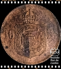 Km 473 Brasil 10 Réis 1869 MBC/SOB ©