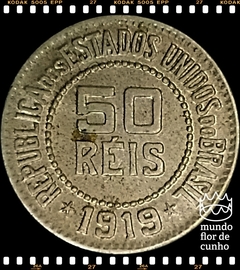 Km 517 Brasil 50 Reis 1919 MBC Escassa © - comprar online