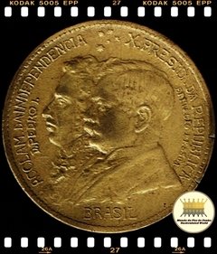 Km 522.1 e 522.2 Brasil 1000 Reis ND(1922) # 1o Centenário da Independência do Brasil (Nós Temos Mais de Um Estado de Conservação # Favor Escolher o Estado de Conservação) - loja online